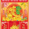 Bìa Lịch Bloc Dán Nổi 3D Phát Tài