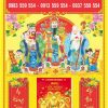 Bìa lịch gắn bloc Phúc Lộc Thọ