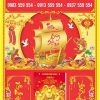 Bìa lịch gắn bloc Thuyền Buồm