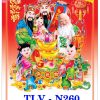 In Lịch 5 tờ Phúc Lộc Thọ