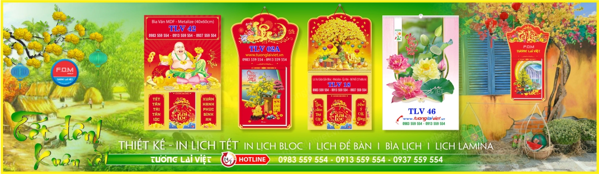 In Lịch Treo Tường