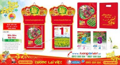 Mẫu Lịch Bloc Bốn Mùa Bội Thu