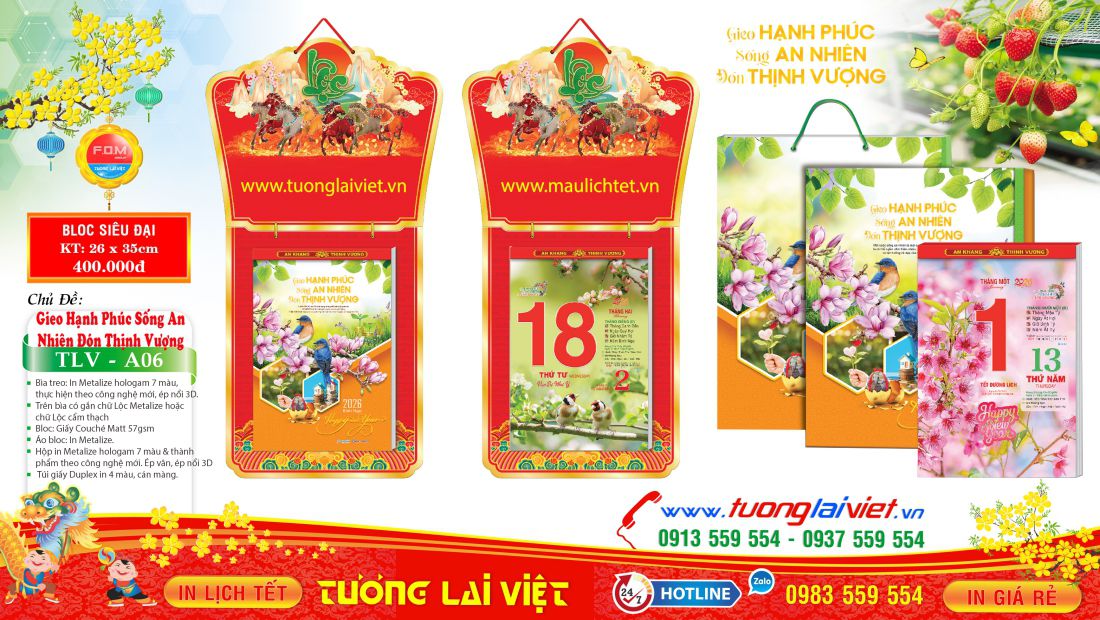 Lịch bloc cực đại Con Giáp Tài Lộc