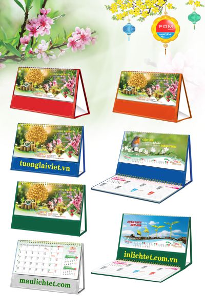 Lịch để bàn 15 tờ Môi Trường Cuộc Sống