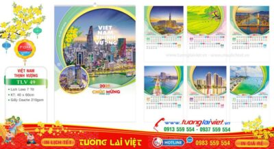 Mẫu Lịch Tờ Phong Cảnh