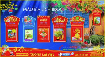 Mẫu Lịch Bloc Khổ Lớn