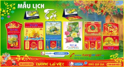 Mẫu Lịch Tết TLV 2027